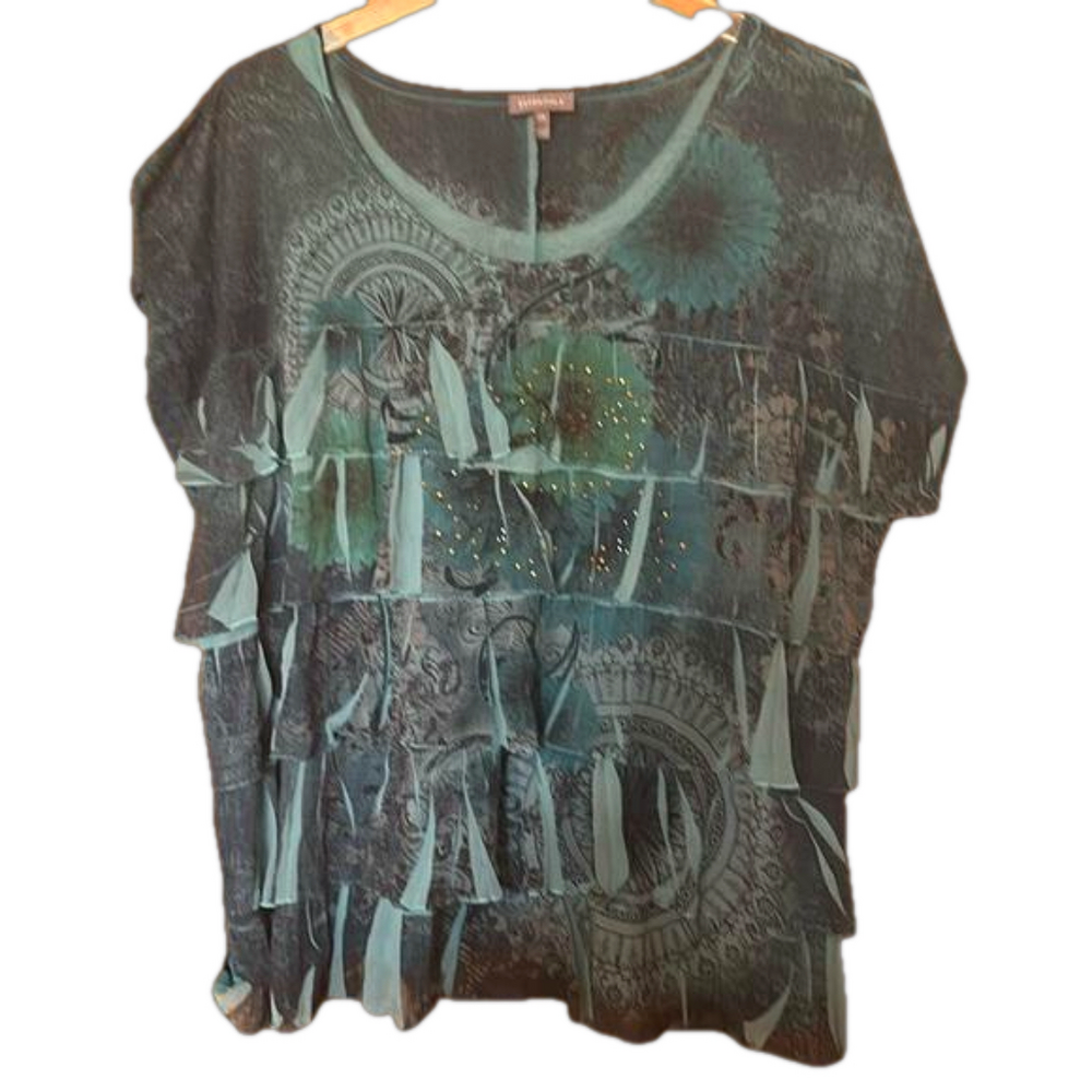 Essentials Multiple color green Tunic
